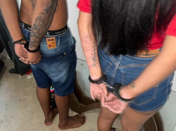Ana Azevedo e namorado Rangel foram presos por porte ilegal de arma de fogo; havia um mandado de prisão referente a ligação com facções