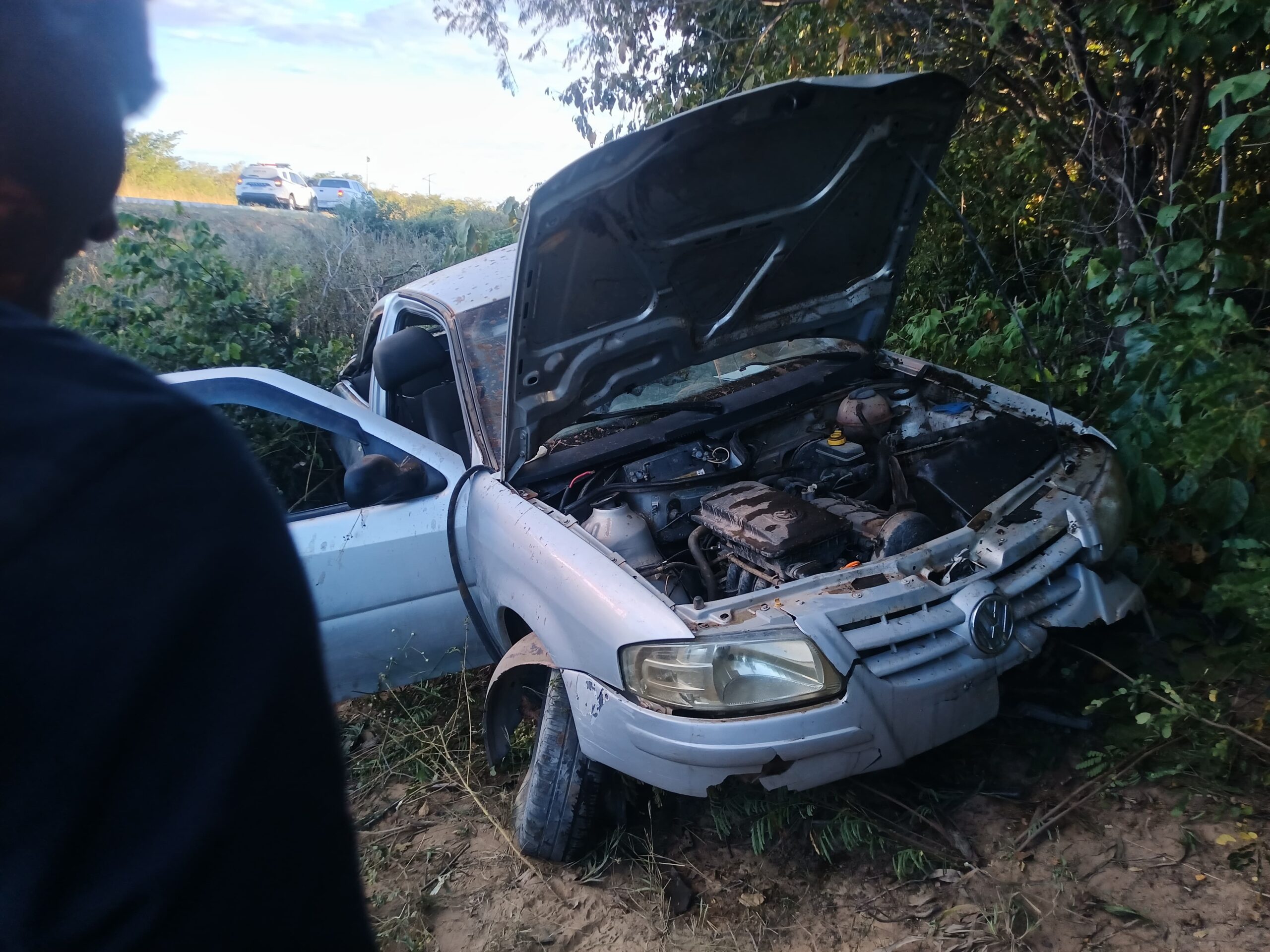 Duas pessoas ficam gravemente feridas em acidente na BR 135 em Colônia do Gurgueia