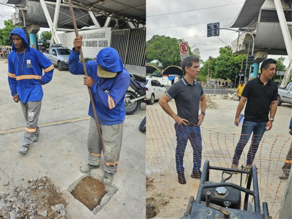 SDU Centro realiza vistorias em obras de revitalização no Centro de Teresina