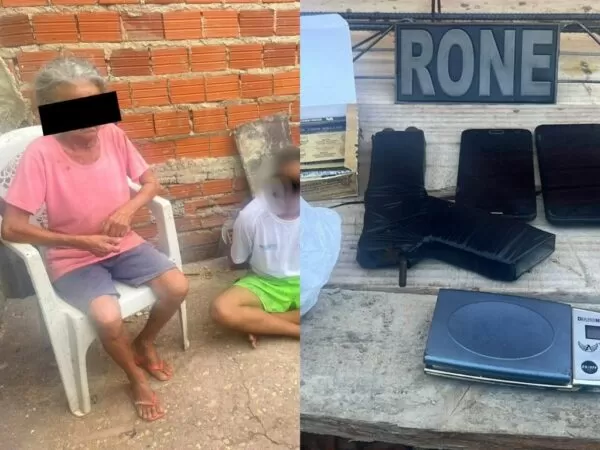 Polícia Militar deflagra operação e prende “Vovó do Tráfico” e seu neto em Teresina