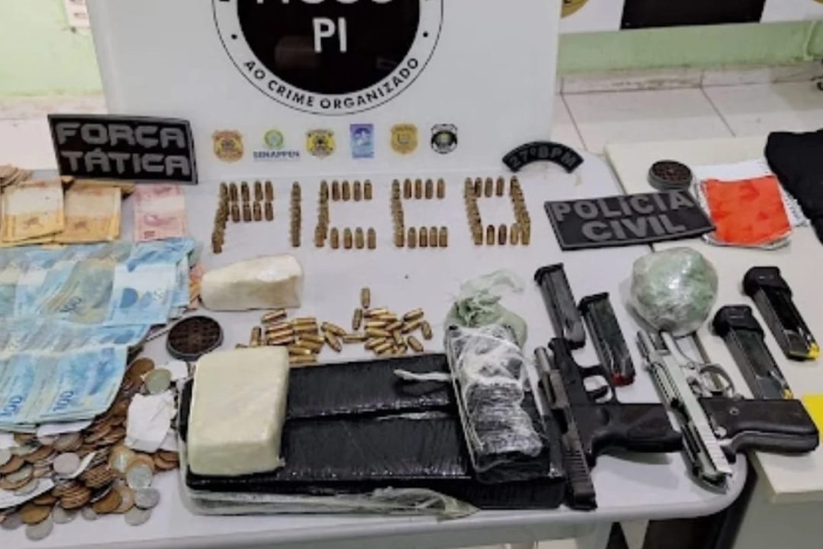 Tráfico de drogas: Quatro suspeitos de integrar organização criminosa são presos em Luís Correia