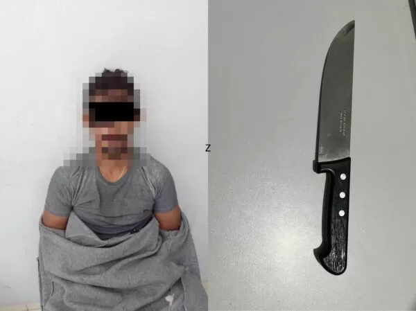 Homem é preso após tentar matar ex-companheira e é agredido por namorado da vítima em Belém do Piauí